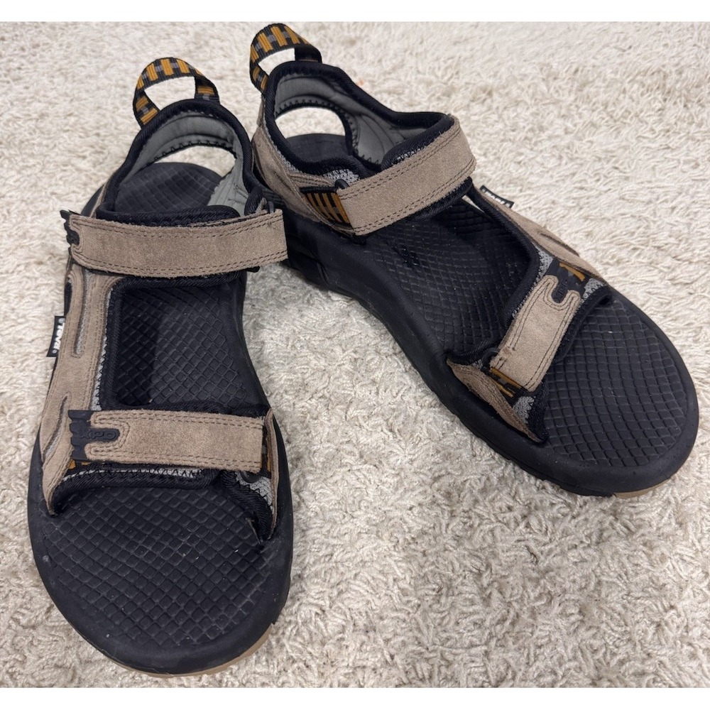 Teva XPD Spoiler II Sport Sandals Men's 11 Brown Suede Outdoor Trail Hiking Shoe - Picture 2 of 11